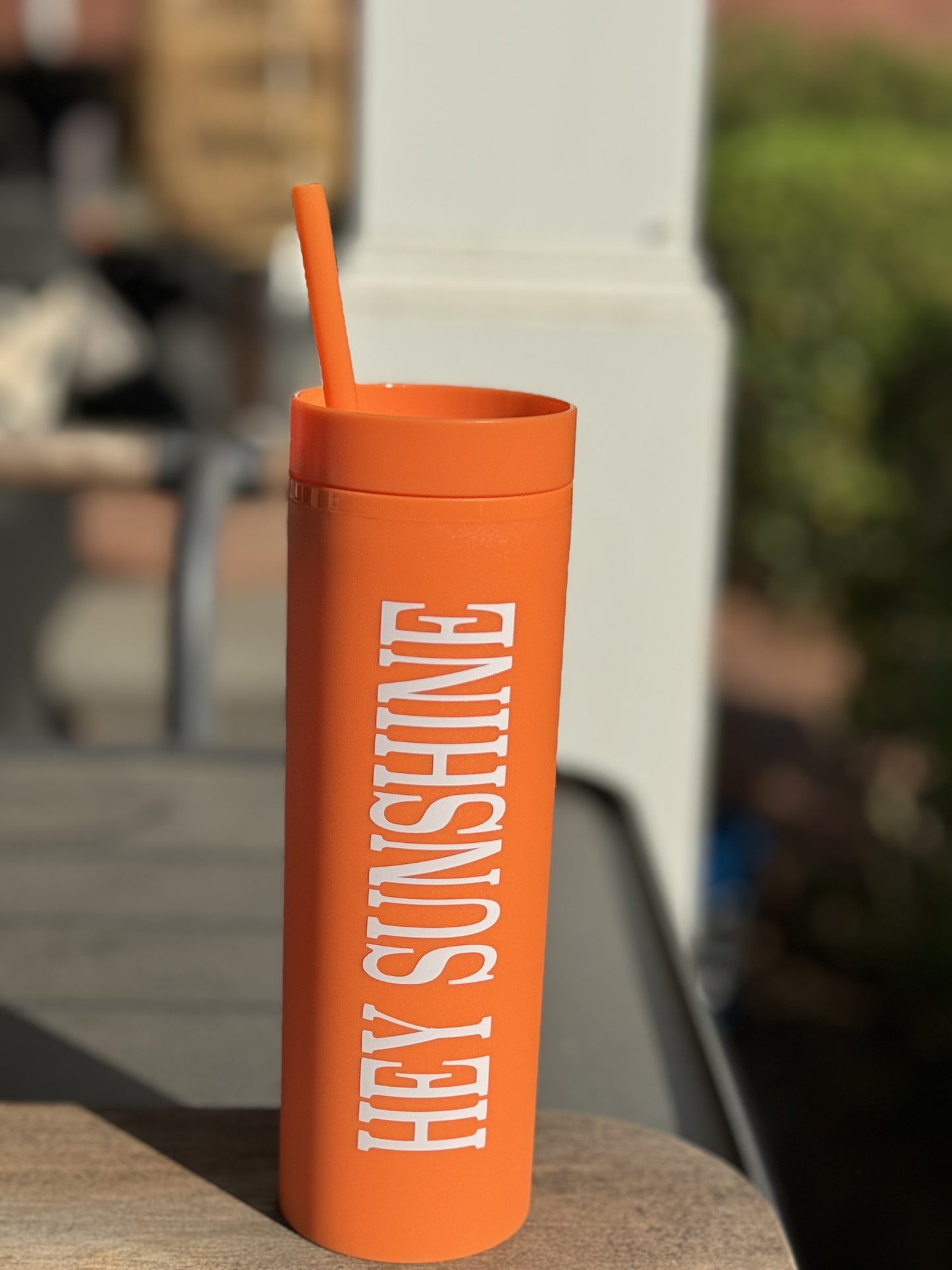 HEY SUNSHINE TUMBLER (ORANGE)